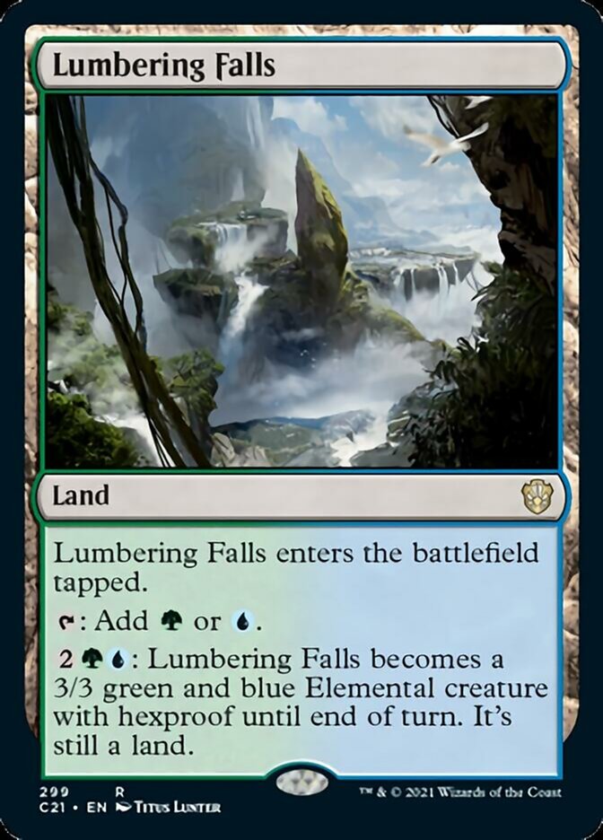 Lumbering Falls [Commander 2021] | Tabernacle Games