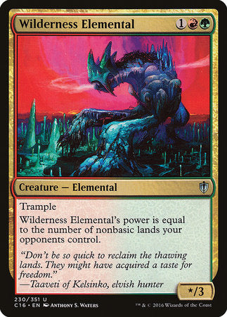 Wilderness Elemental [Commander 2016] | Tabernacle Games