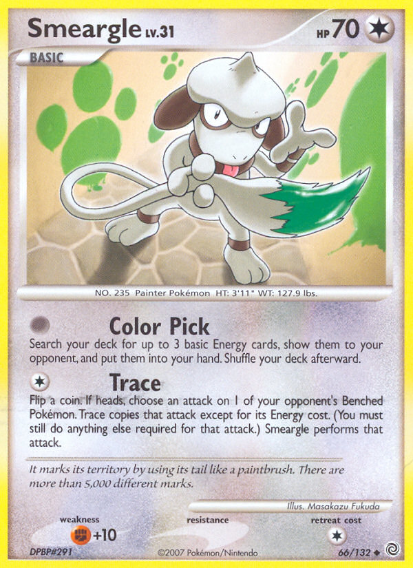 Smeargle (66/132) [Diamond & Pearl: Secret Wonders] | Tabernacle Games