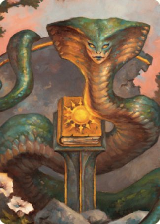 Guardian Naga Art Card [Commander Legends: Battle for Baldur's Gate Art Series] | Tabernacle Games