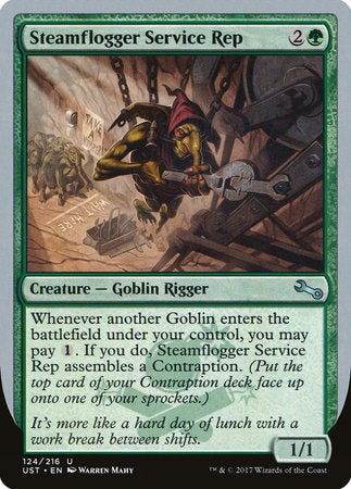 Steamflogger Service Rep [Unstable] | Tabernacle Games