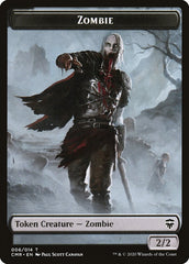 Horror // Zombie Token [Commander Legends Tokens] | Tabernacle Games