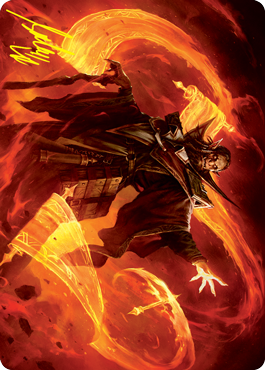 Plargg, Dean of Chaos Art Card (Gold-Stamped Signature) [Strixhaven: School of Mages Art Series] | Tabernacle Games