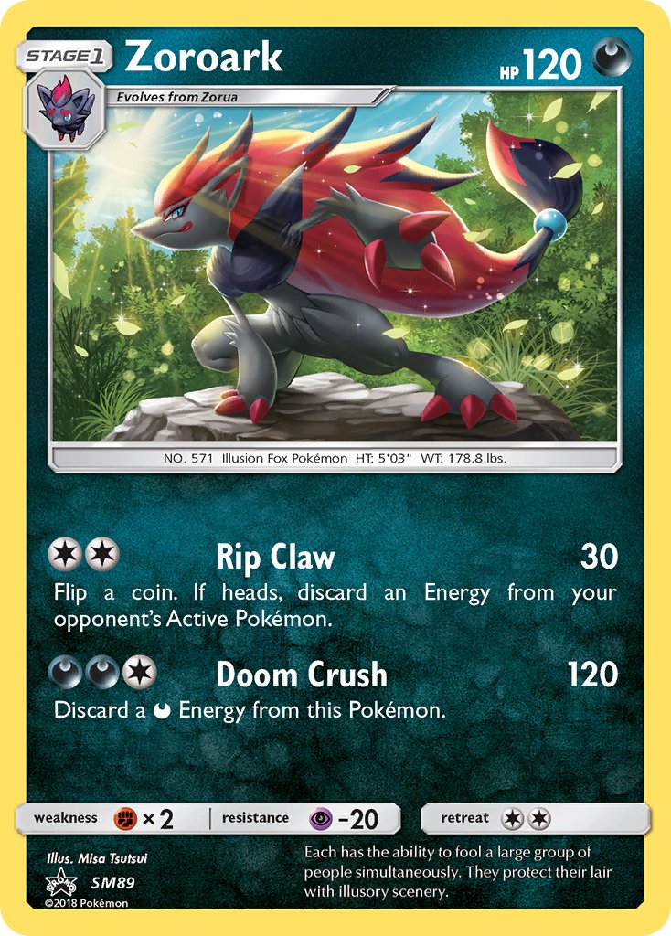 Zoroark (SM89) [Sun & Moon: Black Star Promos] | Tabernacle Games