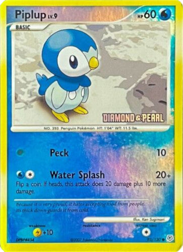 Piplup (93/130) (Diamond and Pearl) [Burger King Promos: 2008 Collection] | Tabernacle Games