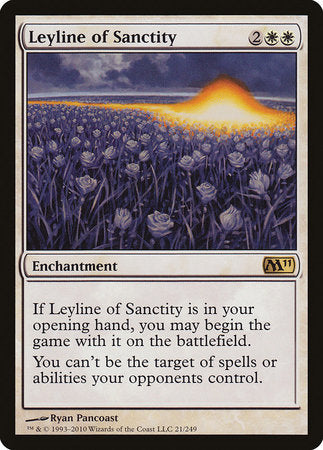 Leyline of Sanctity [Magic 2011] | Tabernacle Games