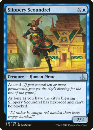 Slippery Scoundrel [Rivals of Ixalan] | Tabernacle Games