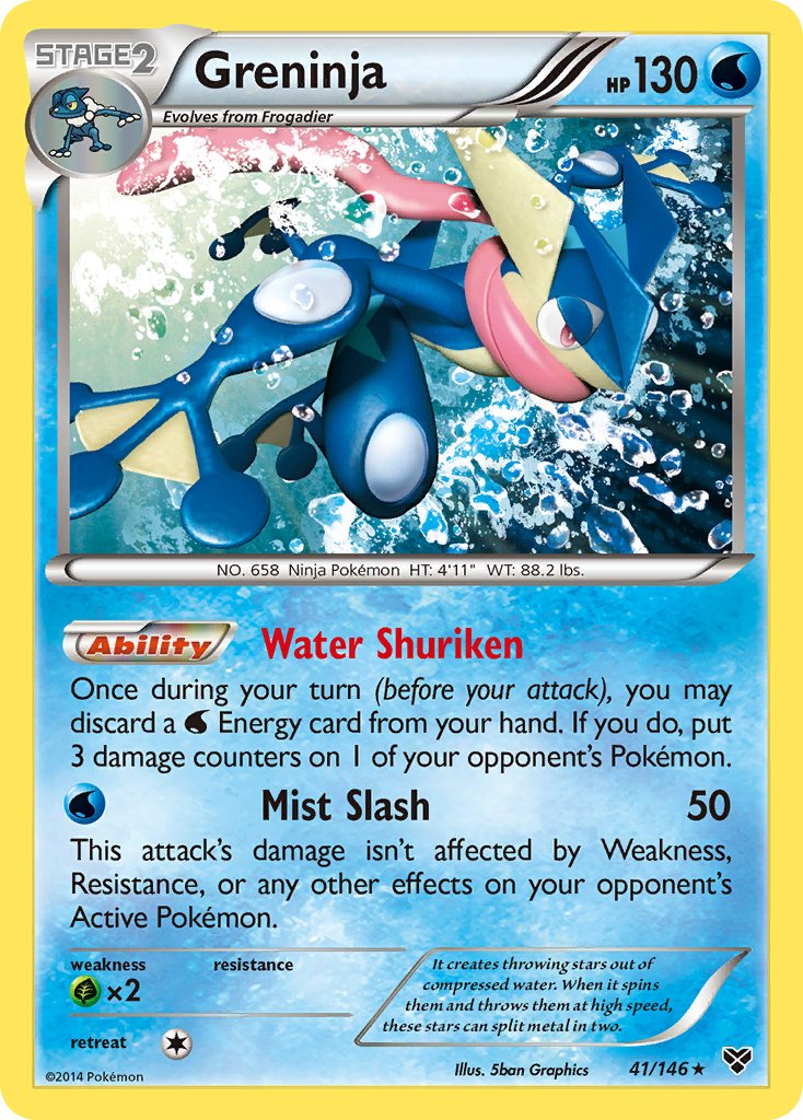 Greninja (41/146) (Cosmos Holo) (Blister Exclusive) [XY: Base Set] | Tabernacle Games