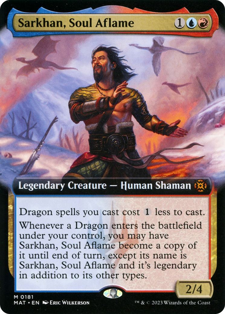 Sarkhan, Soul Aflame (Extended Art) [March of the Machine: The Aftermath] | Tabernacle Games