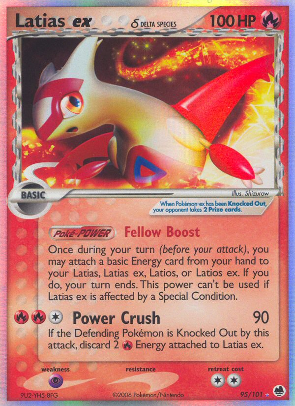 Latias ex (95/101) (Delta Species) [EX: Dragon Frontiers] | Tabernacle Games