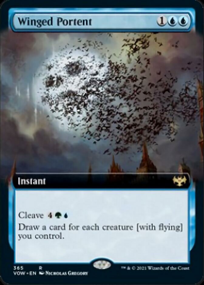 Winged Portent (Extended) [Innistrad: Crimson Vow] | Tabernacle Games