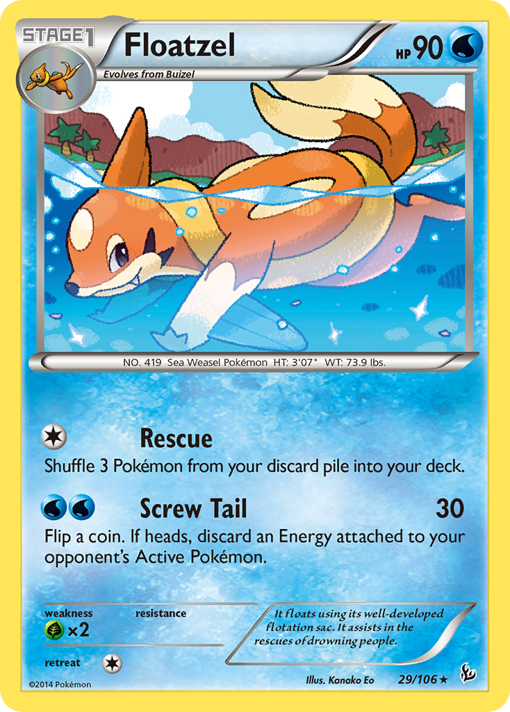 Floatzel (29/106) [XY: Flashfire] | Tabernacle Games