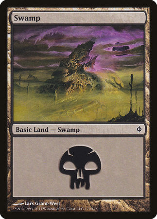 Swamp (170) [New Phyrexia] | Tabernacle Games