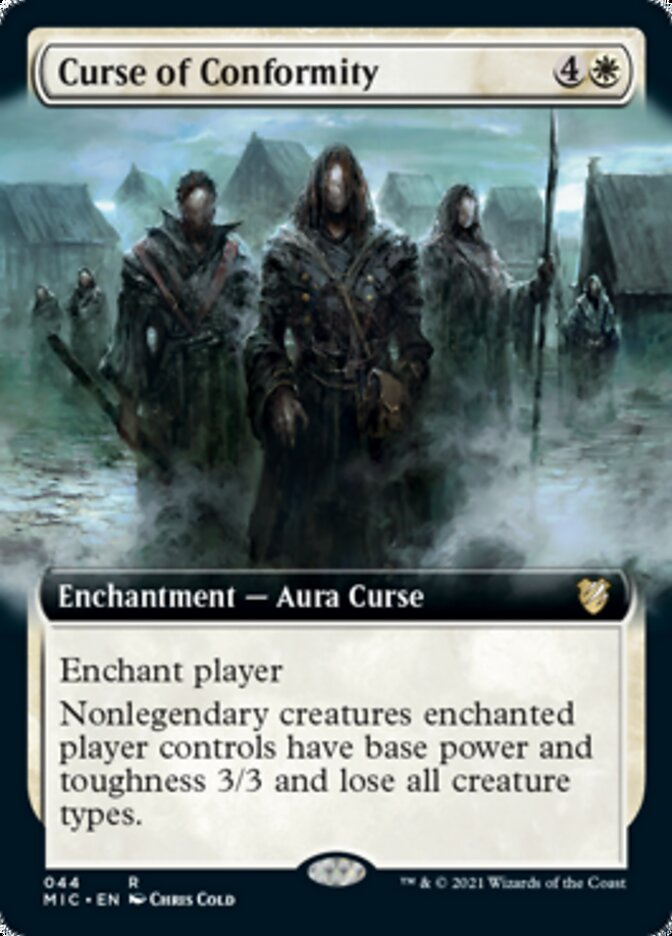 Curse of Conformity (Extended) [Innistrad: Midnight Hunt Commander] | Tabernacle Games