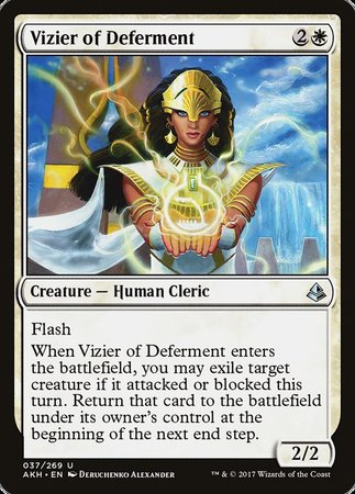 Vizier of Deferment [Amonkhet] | Tabernacle Games