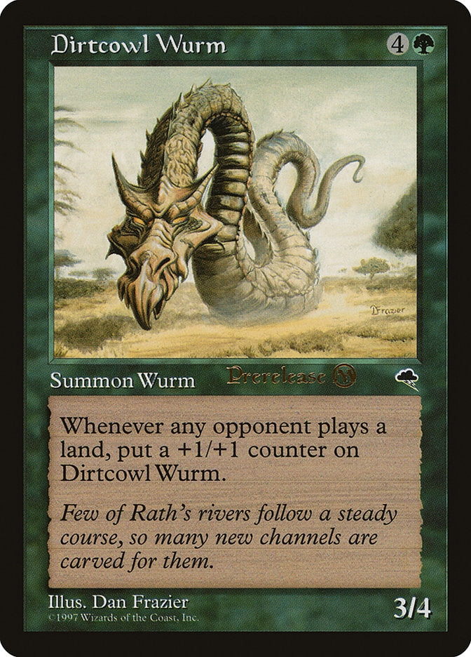 Dirtcowl Wurm [Tempest Promos] | Tabernacle Games