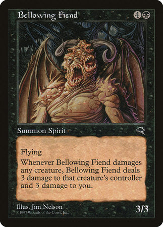 Bellowing Fiend [Tempest] | Tabernacle Games