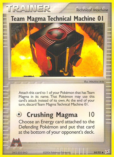 Team Magma Technical Machine 01 (84/95) [EX: Team Magma vs Team Aqua] | Tabernacle Games