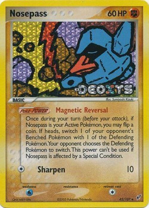 Nosepass (42/107) (Stamped) [EX: Deoxys] | Tabernacle Games