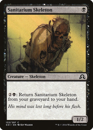 Sanitarium Skeleton [Shadows over Innistrad] | Tabernacle Games