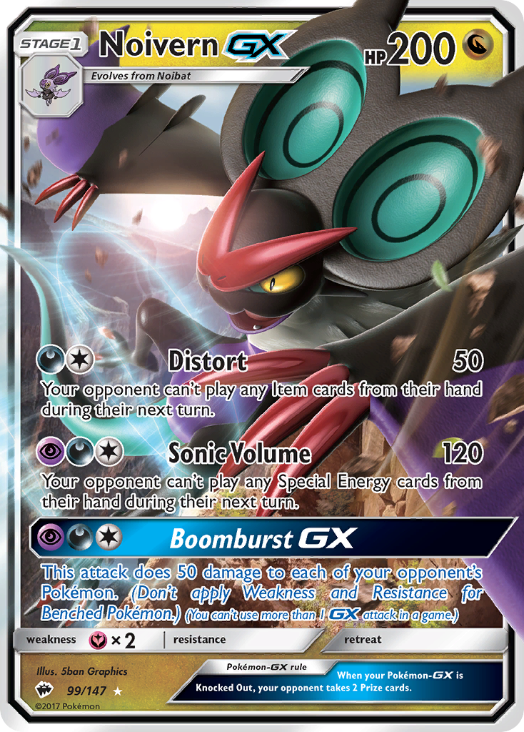 Noivern GX (99/147) [Sun & Moon: Burning Shadows] | Tabernacle Games