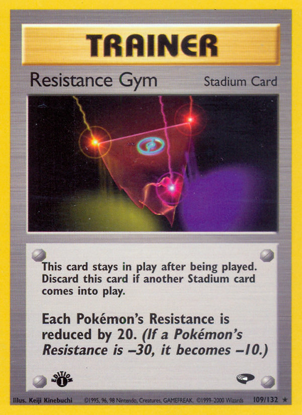 Resistance Gym (109/132) [Gym Challenge 1st Edition] | Tabernacle Games