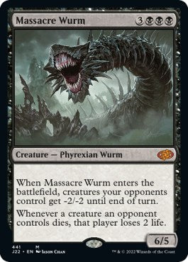 Massacre Wurm [Jumpstart 2022] | Tabernacle Games