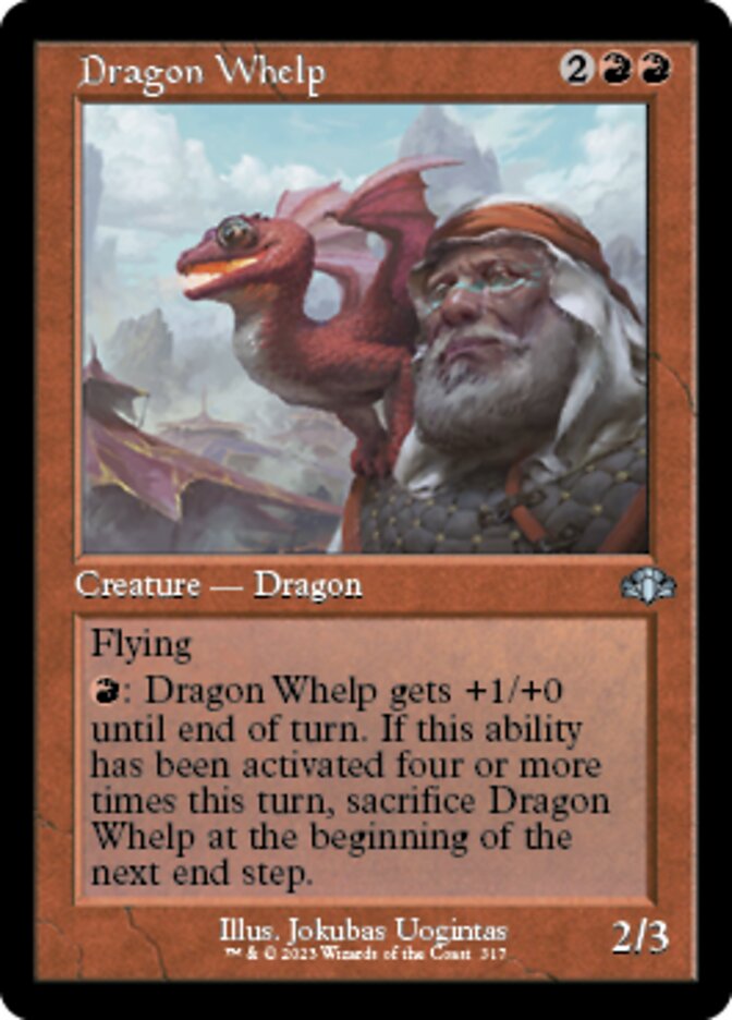 Dragon Whelp (Retro) [Dominaria Remastered] | Tabernacle Games