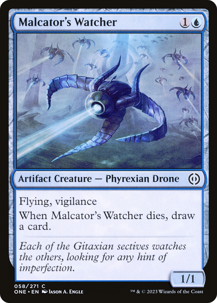 Malcator's Watcher [Phyrexia: All Will Be One] | Tabernacle Games