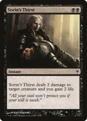 Sorin's Thirst [Duel Decks: Sorin vs. Tibalt] | Tabernacle Games