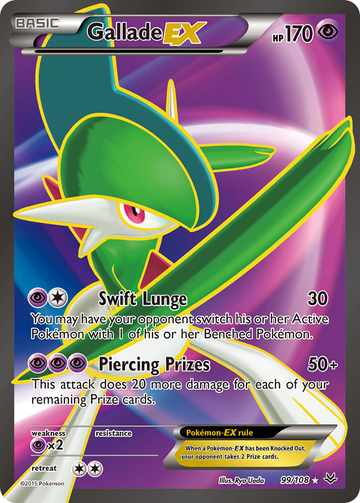 Gallade EX (99/108) [XY: Roaring Skies] | Tabernacle Games