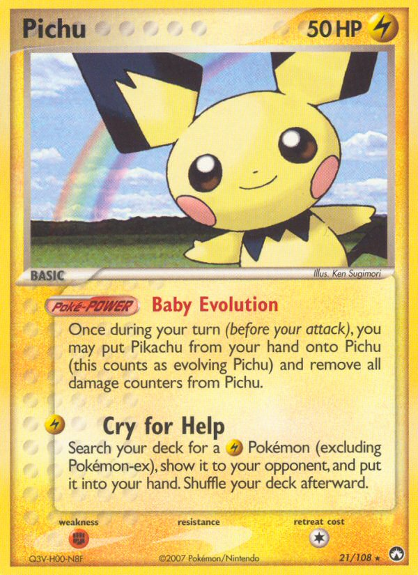 Pichu (21/108) [EX: Power Keepers] | Tabernacle Games
