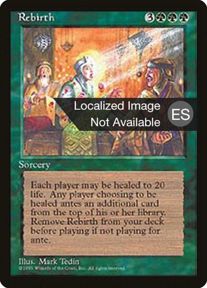 Rebirth [Fourth Edition (Foreign Black Border)] | Tabernacle Games