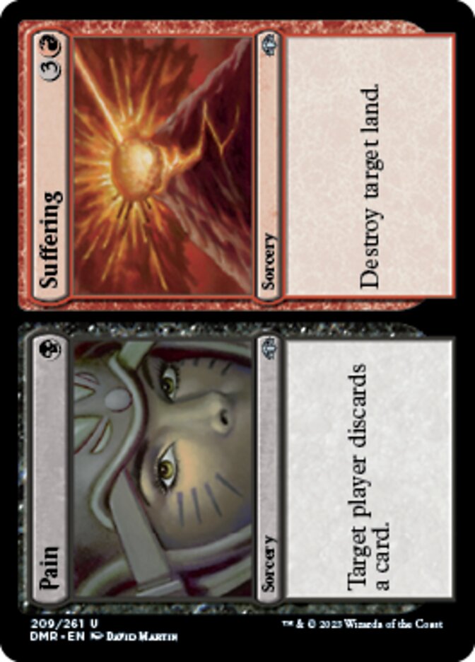 Pain // Suffering [Dominaria Remastered] | Tabernacle Games
