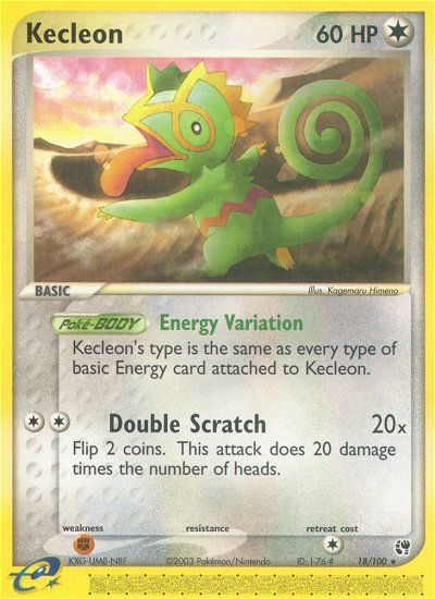 Kecleon (18/100) [EX: Sandstorm] | Tabernacle Games