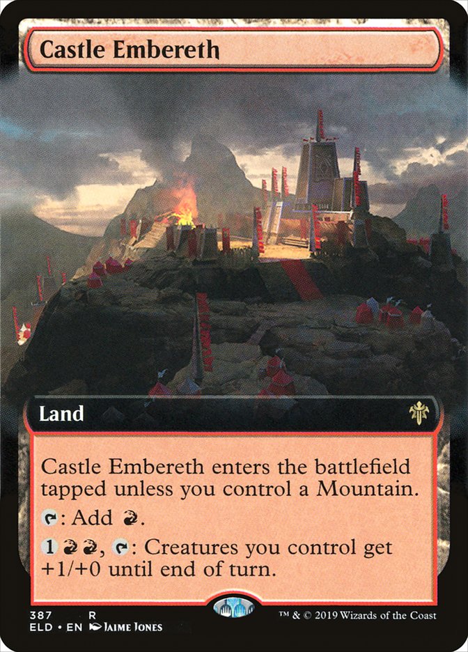 Castle Embereth (Extended Art) [Throne of Eldraine] | Tabernacle Games