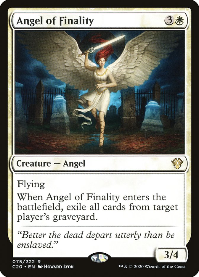 Angel of Finality [Commander 2020] | Tabernacle Games