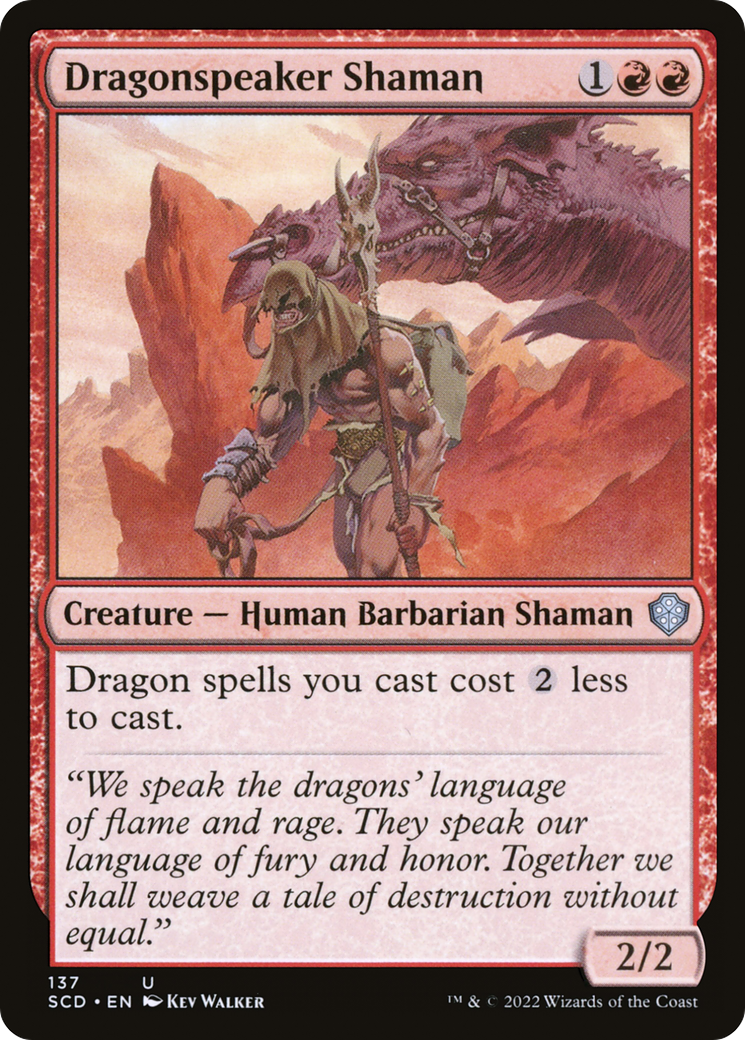 Dragonspeaker Shaman [Starter Commander Decks] | Tabernacle Games