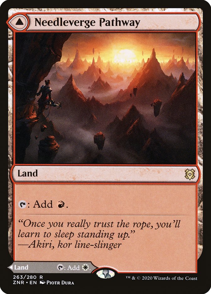 Needleverge Pathway // Pillarverge Pathway [Zendikar Rising] | Tabernacle Games