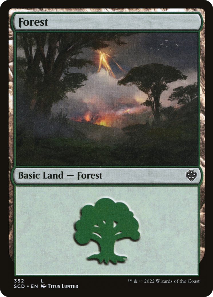 Forest (352) [Starter Commander Decks] | Tabernacle Games