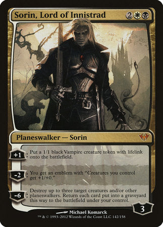 Sorin, Lord of Innistrad [Dark Ascension] | Tabernacle Games