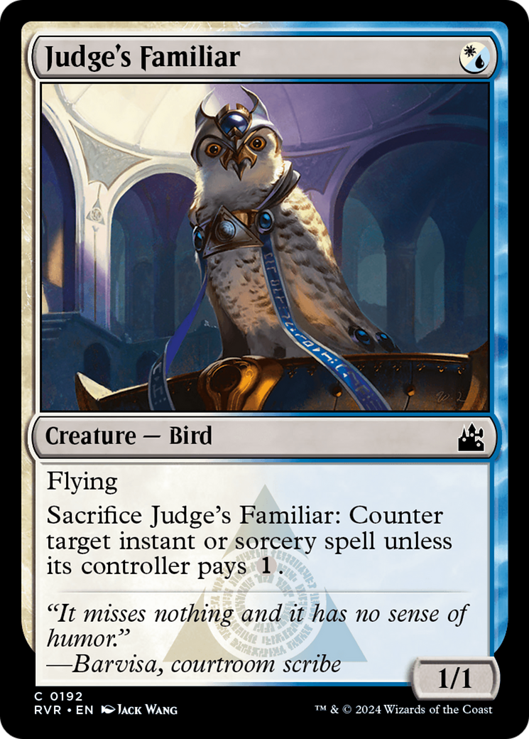 Judge's Familiar [Ravnica Remastered] | Tabernacle Games