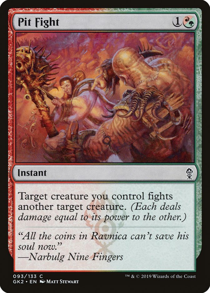 Pit Fight [Ravnica Allegiance Guild Kit] | Tabernacle Games