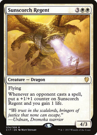 Sunscorch Regent [Commander 2017] | Tabernacle Games