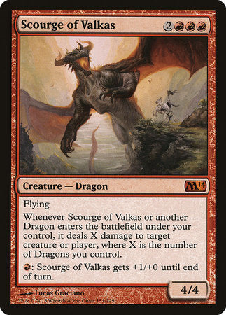 Scourge of Valkas [Magic 2014] | Tabernacle Games
