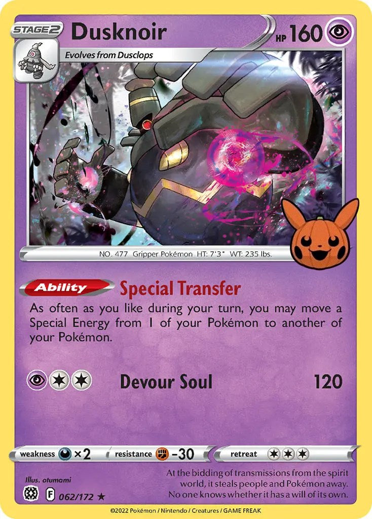Dusknoir (062/172) [Trick or Trade] | Tabernacle Games
