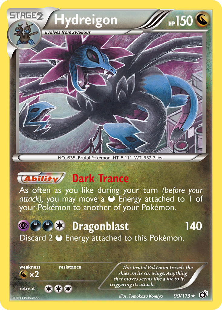 Hydreigon (99/113) [Black & White: Legendary Treasures] | Tabernacle Games