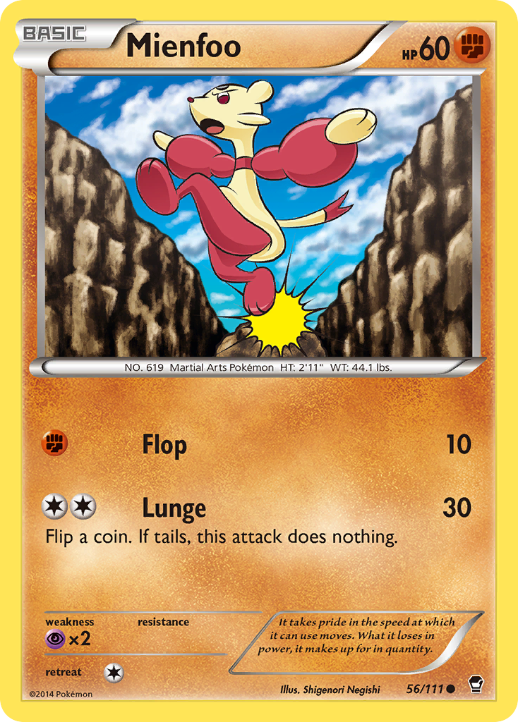 Mienfoo (56/111) [XY: Furious Fists] | Tabernacle Games