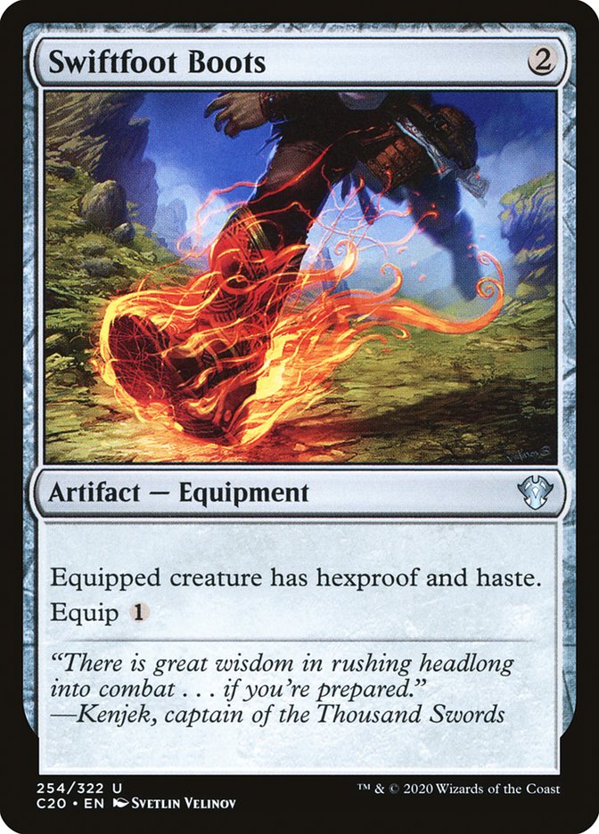 Swiftfoot Boots [Commander 2020] | Tabernacle Games