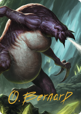 Ettercap Art Card (Gold-Stamped Signature) [Commander Legends: Battle for Baldur's Gate Art Series] | Tabernacle Games